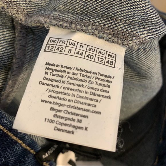 NWT Rotate Birger Christensen Jada Jeans in Dark Blue, Size 40/US8 - Picture 13 of 14